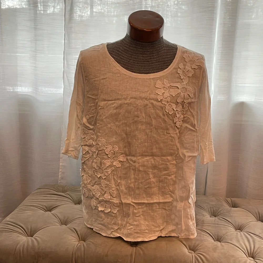 J.Jill Linen Blouse - Picture 4 of 6